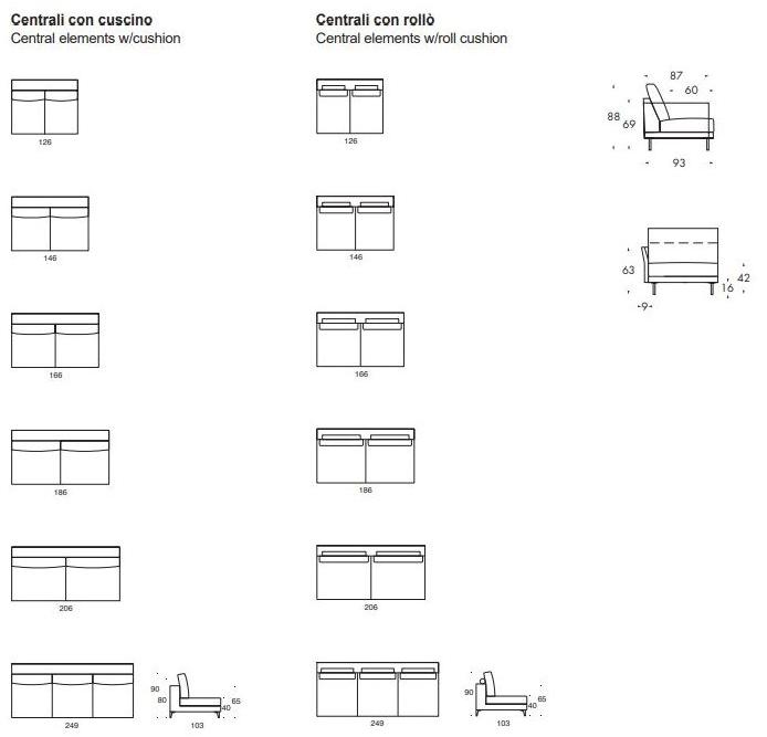 Twils Lounge 4-х местный тканевый диван Finn sun-id-1425701 - Вид №1
