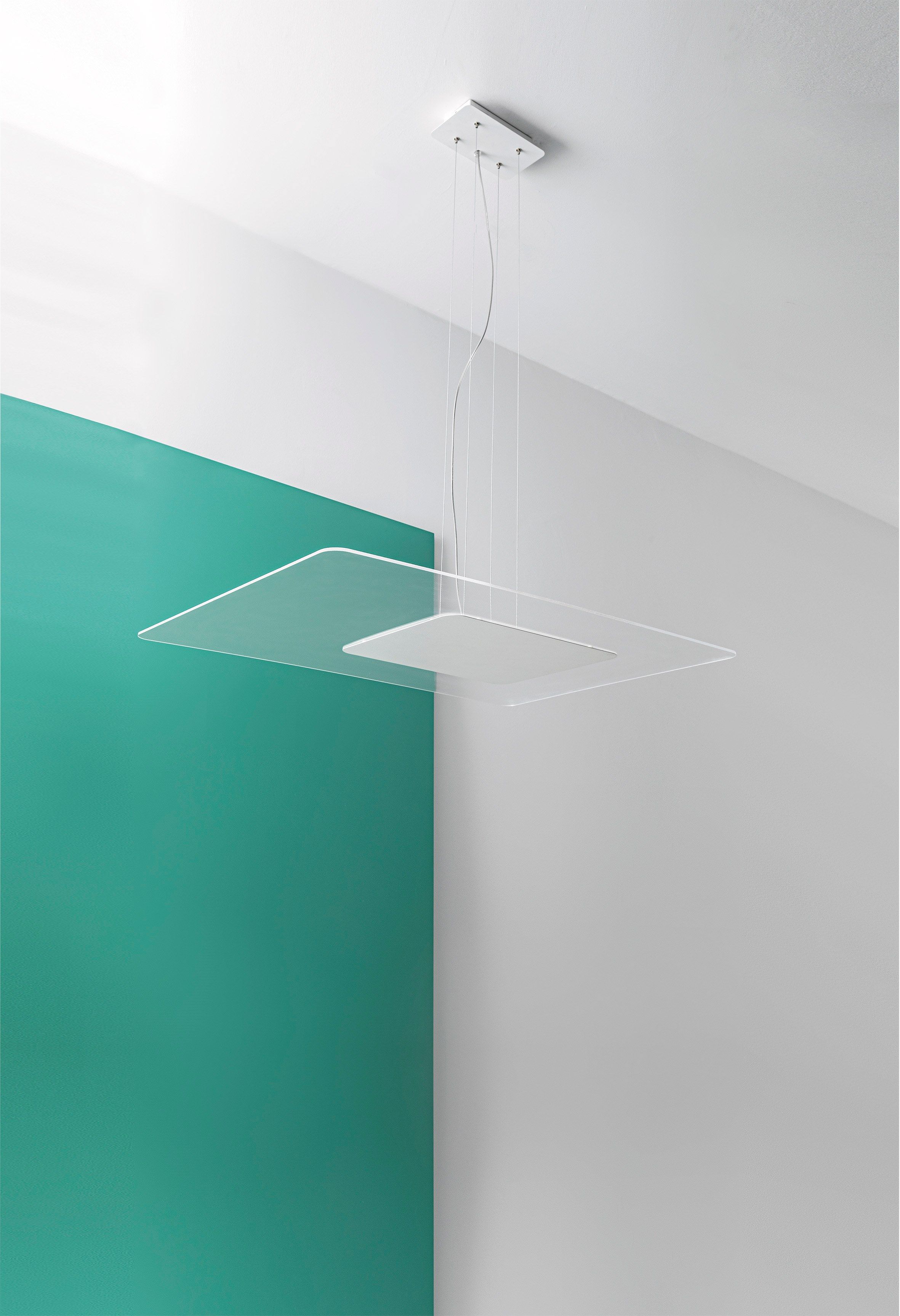 Алюминиевый светодиодный подвесной светильник Rossini Illuminazione Хрусталь ARCH-00140299 - Вид №2