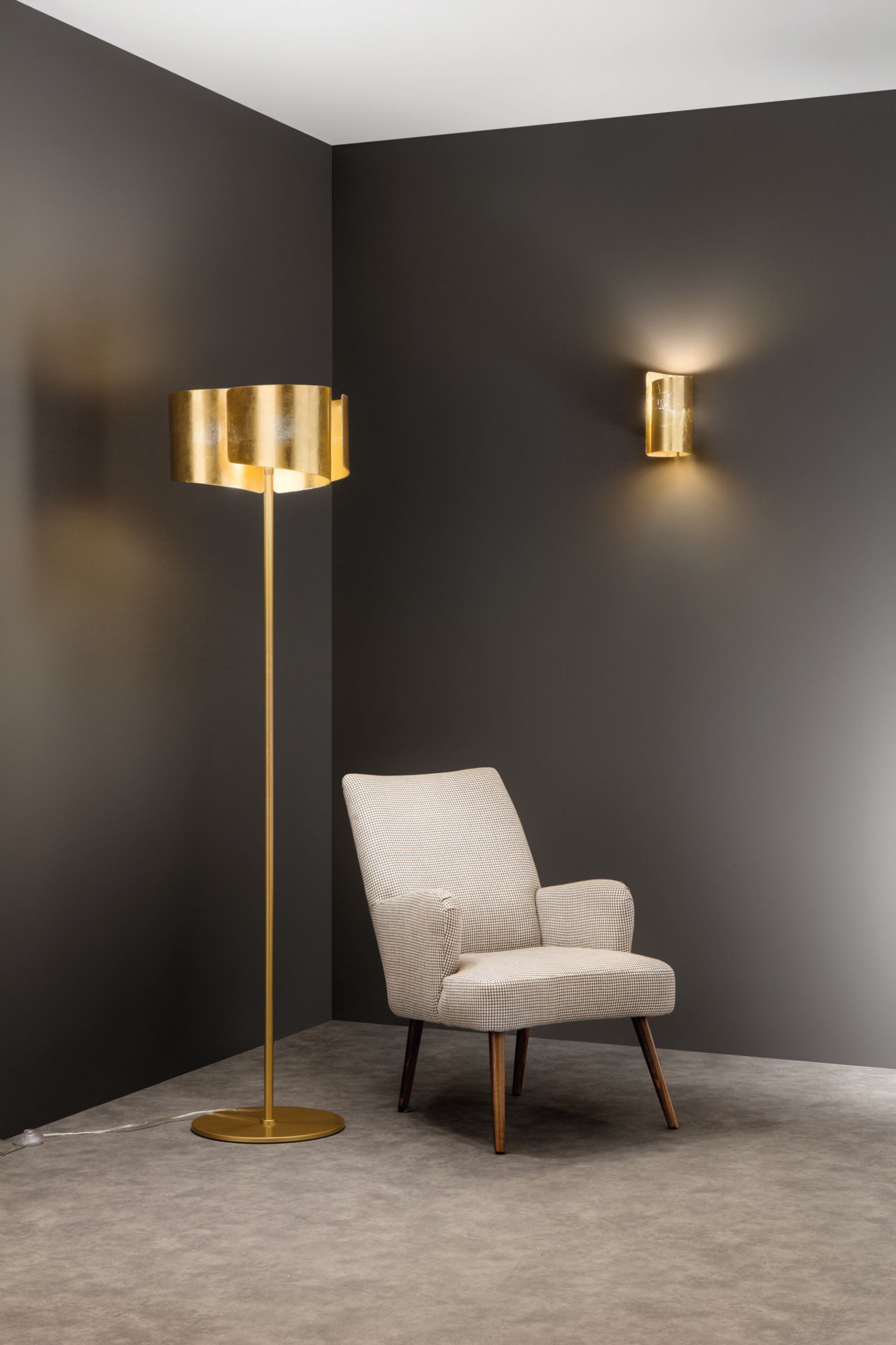 Стеклянный торшер Fan Europe Lighting дизайн окружающего света ARCH-00078324 - Вид №1