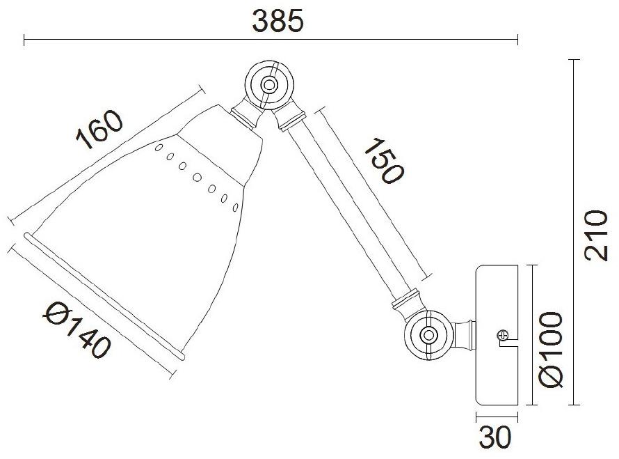 MAYTONI Настенный светильник из металла Domino Mod142-wl-01 - Вид №11