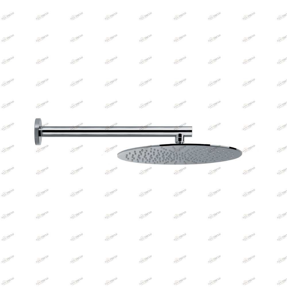 Легко контролируемый круглый верхний душ из нержавеющей стали со струей дождя LINFA II NEWFORM Италия 67731