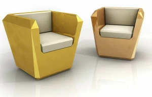 altreforme Мягкое алюминиевое кресло с подлокотниками Dream