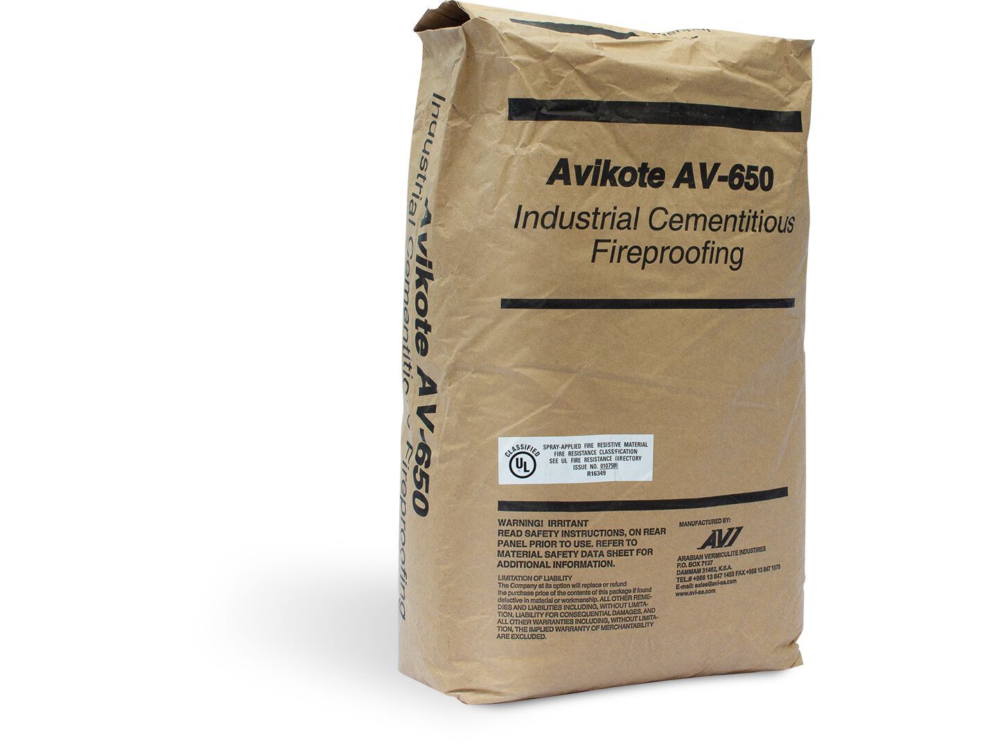 Огнестойкая штукатурка EDILTECO Group AVIKOTE AV-650 ARCH-00067556 - Вид №1