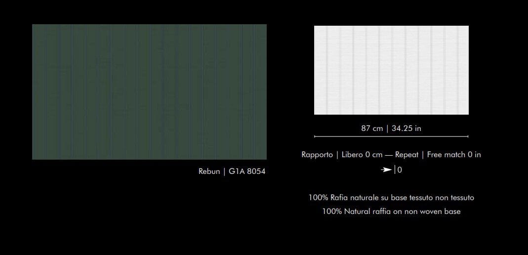 Полосатые обои из рафии Jannelli&Volpi Армани Каса обоев - графические элементы 3 ARCH-00146768 - Вид №2