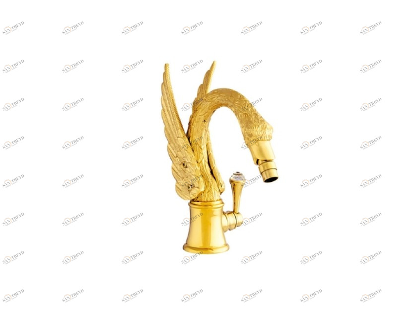 039263.A00.50 Прогрессивный смеситель для биде monolever с кристаллами сваровски Яркий хром Mestre Swan