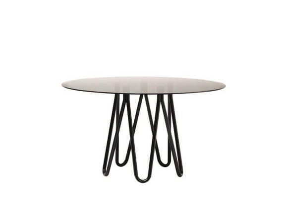 Круглый стол из металла и стекла Casamania & Horm Медузы ARCH-00037889 - Вид №3