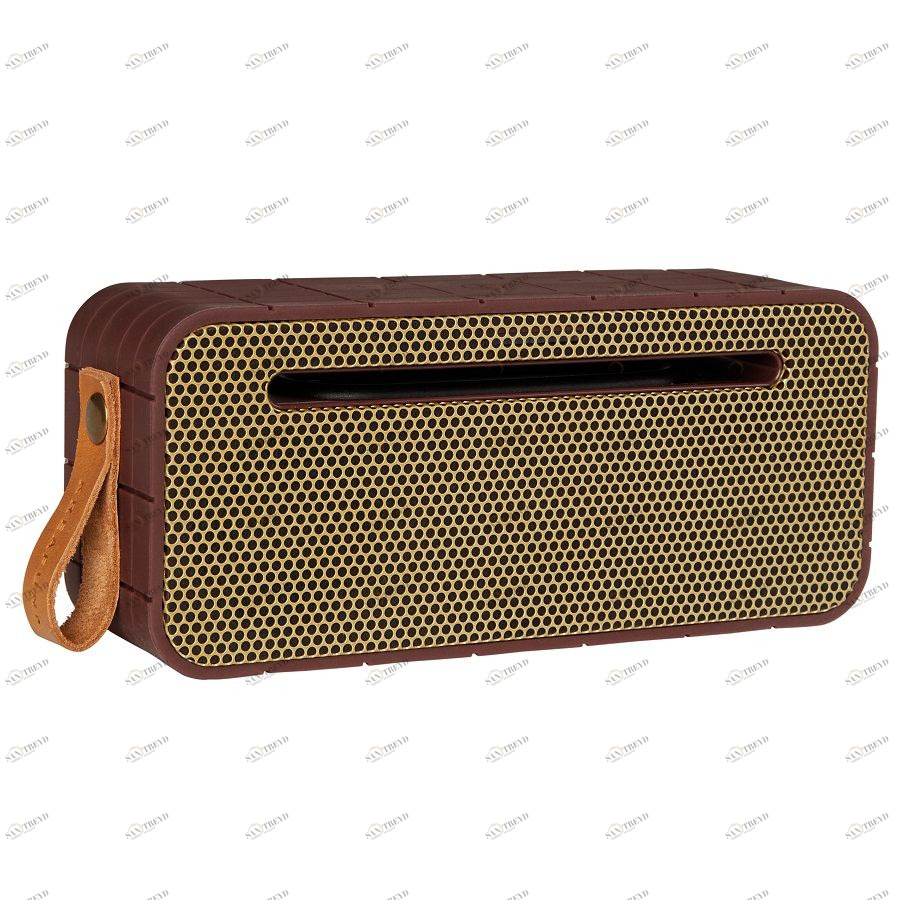 Колонка беспроводная с ремешком aMOVE бордовая KREAFUNK KFNG67