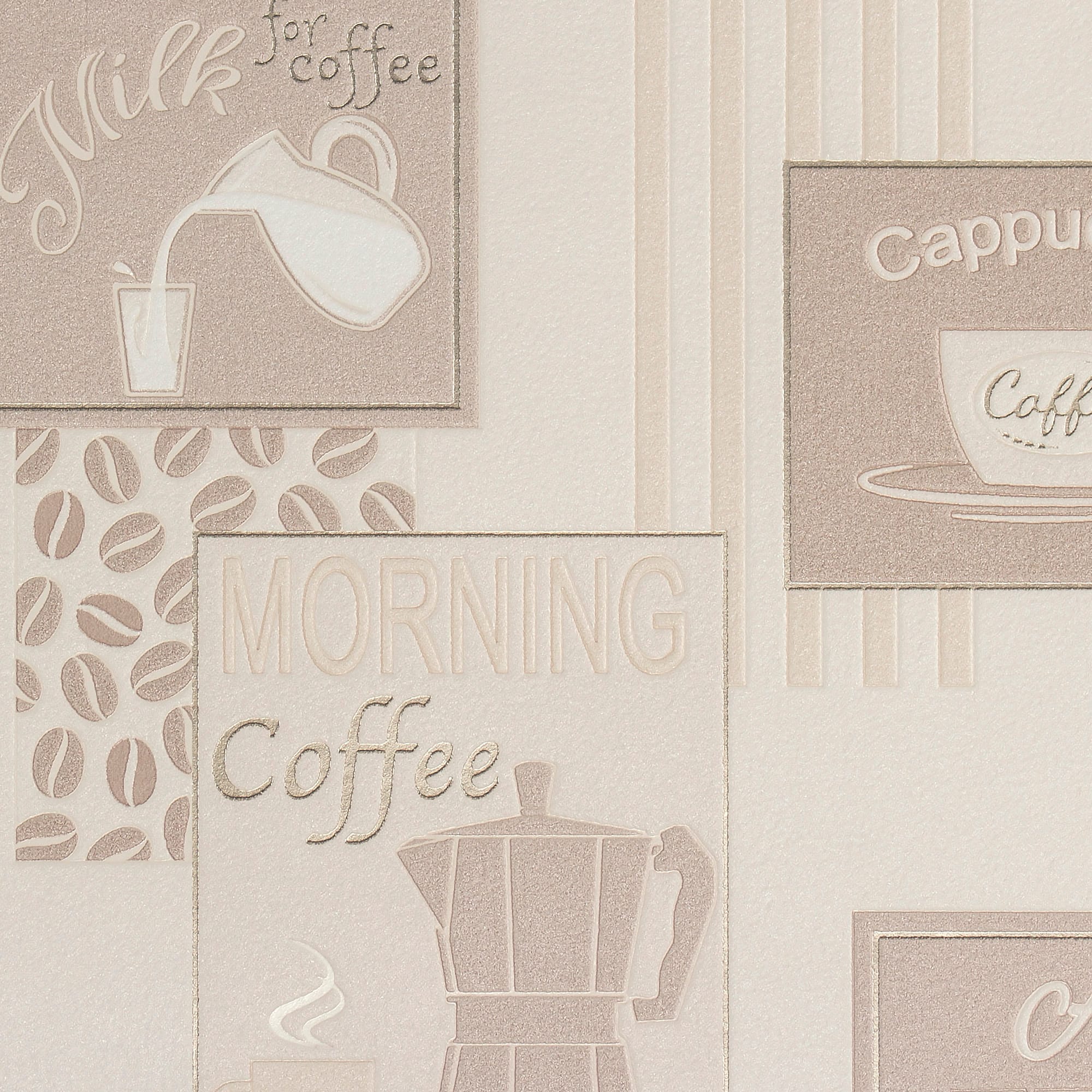 82938370 Обои виниловые бежевые 0.53 м 354 11 Мокко Santreyd  - Вид №1