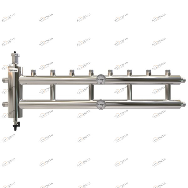 Купить Распределительный коллектор с гидрострелкой 60 кВт, 4+1 контур Прокситерм GSK2541