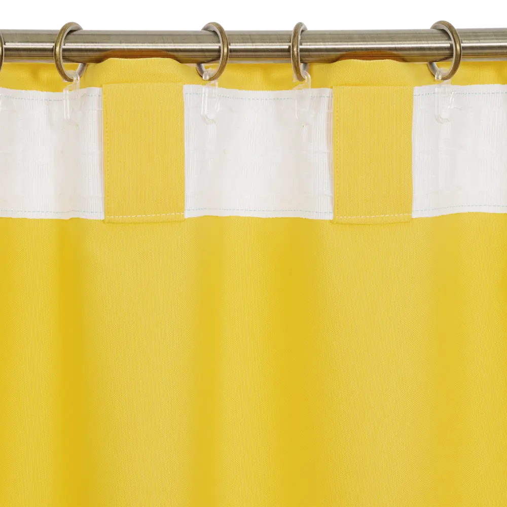 Штора на ленте со скрытыми петлями Inspire Pharell 140x280 см цвет жёлтый Banana 4 82679682 STLM-2018962  - Вид №3