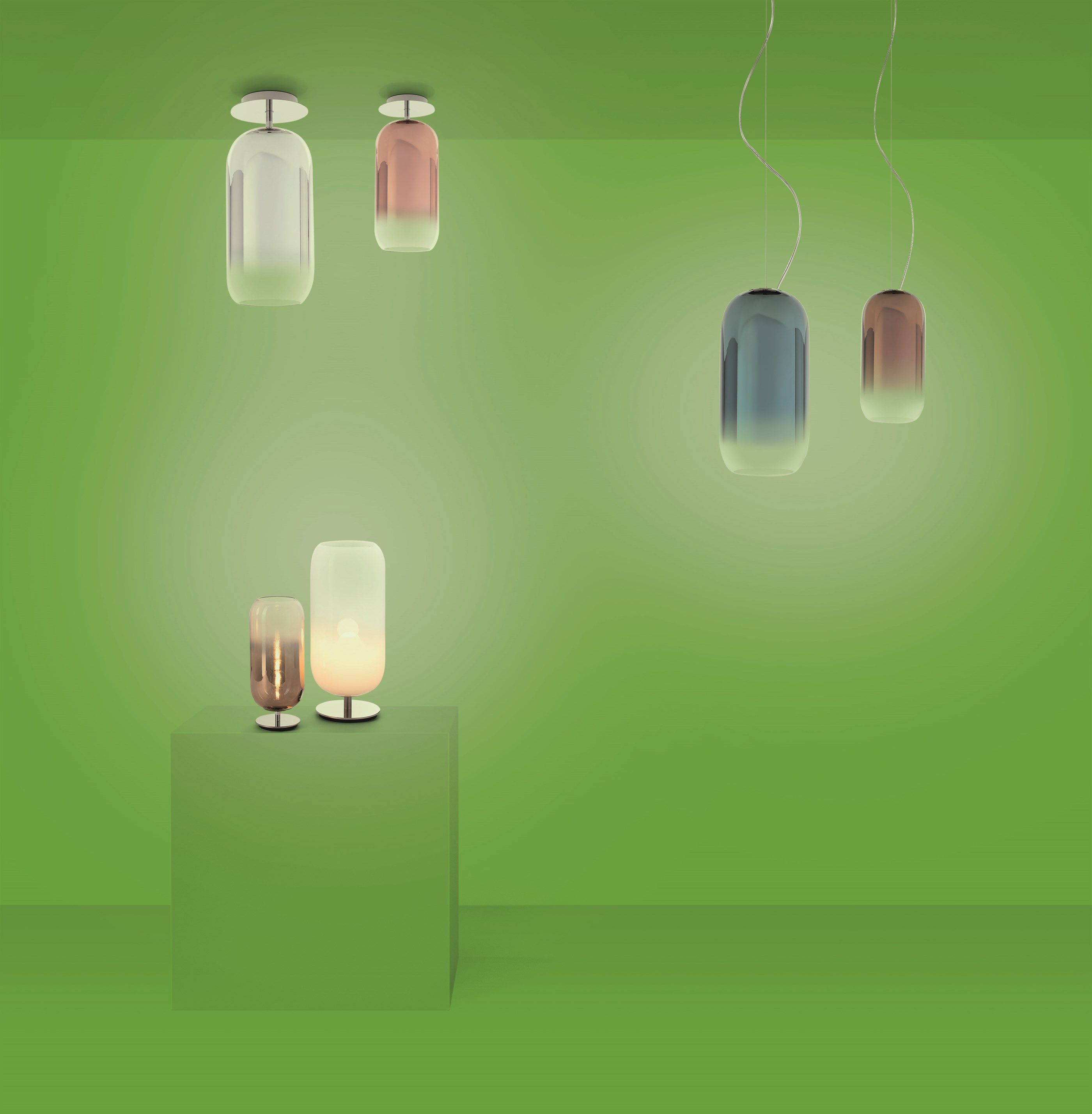 Выдувное стекло светодиодный подвесной светильник Artemide Gople ARCH-00057210 - Вид №19