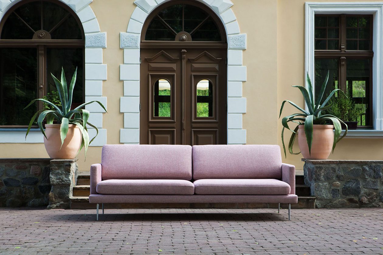 Диван Ludvig трехместный прямой розовый SITS ДИЗАЙНЕРСКИЕ, LUDVIG 192142 Розовый  - Вид №8