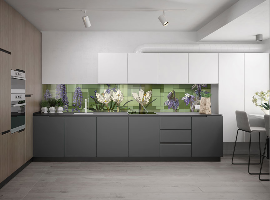 Стеновые панели - Витраж Спринг LIGRON LIST109 2245 - Вид №5