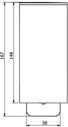 72569 Дозатор подвесной цвет хром LANGBERGER Accessories - Вид №2