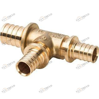 Тройник переходной 32x25x25 аксиальный для труб из сшитого полиэтилена STOUT SFA0014322525