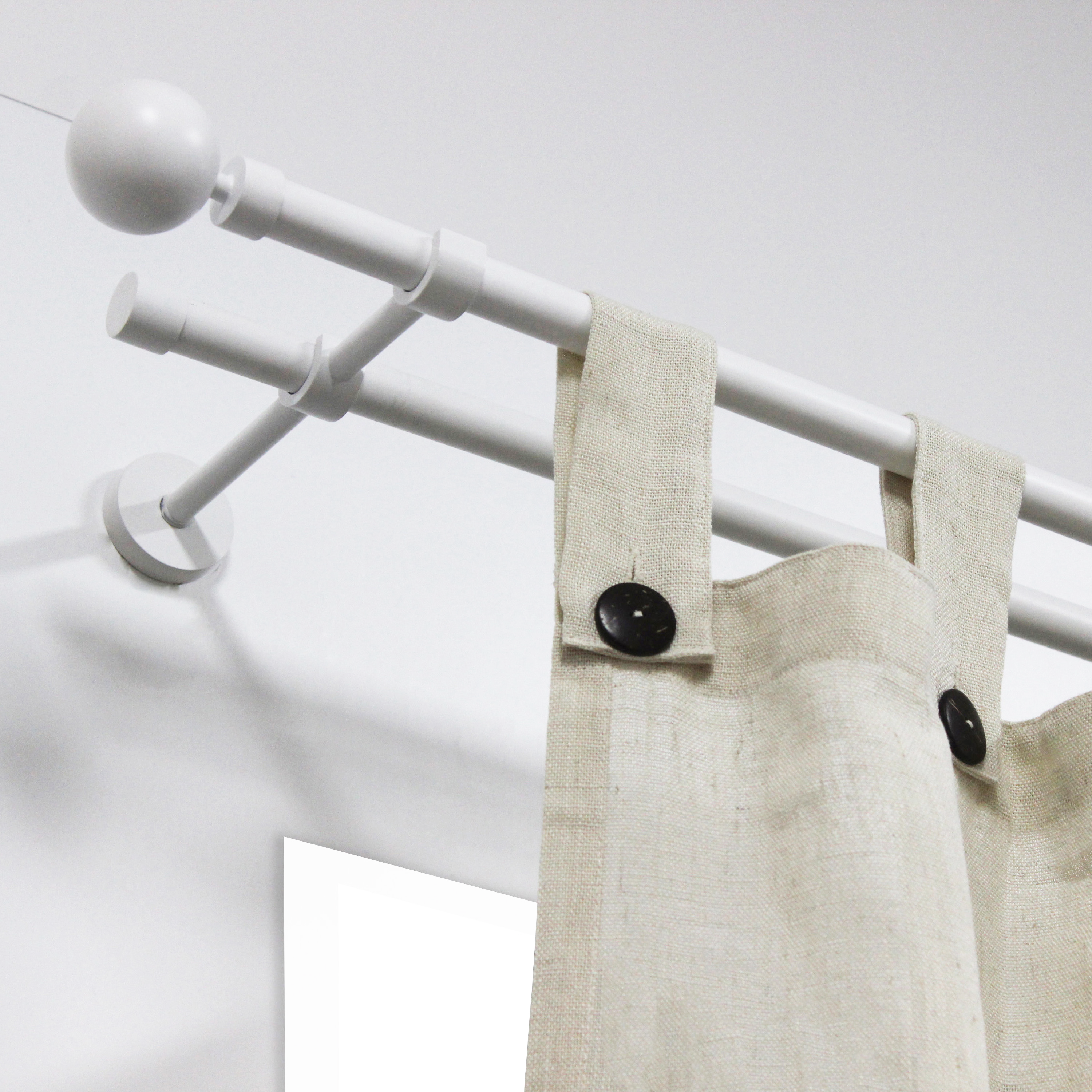 INSPIRE Держатель двухрядный открытый для карнизов с регулируемым выносом 82549670 STLM-0029555 - Вид №1