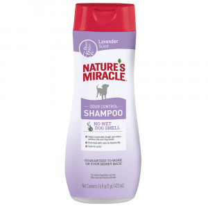 ПР0058452 Шампунь для собак NATURES MIRACLE Lavender Odor Control против запаха с ароматом лаванды 473мл 8 in 1