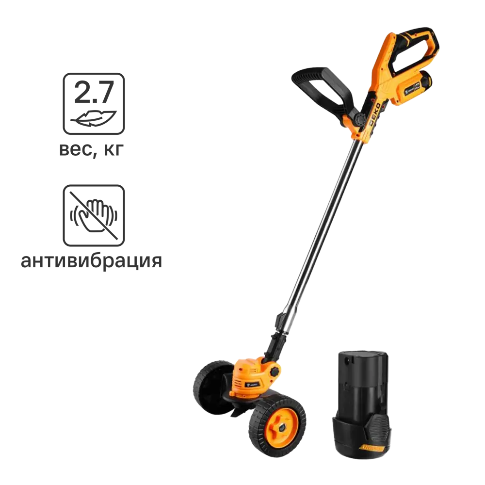 Аккумуляторный триммер DEKO DKTR12 для идеального газона 89361287 STLM-1335973