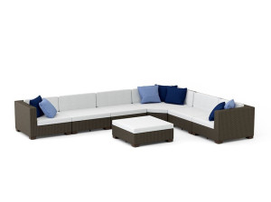 Садовый диван из смолы