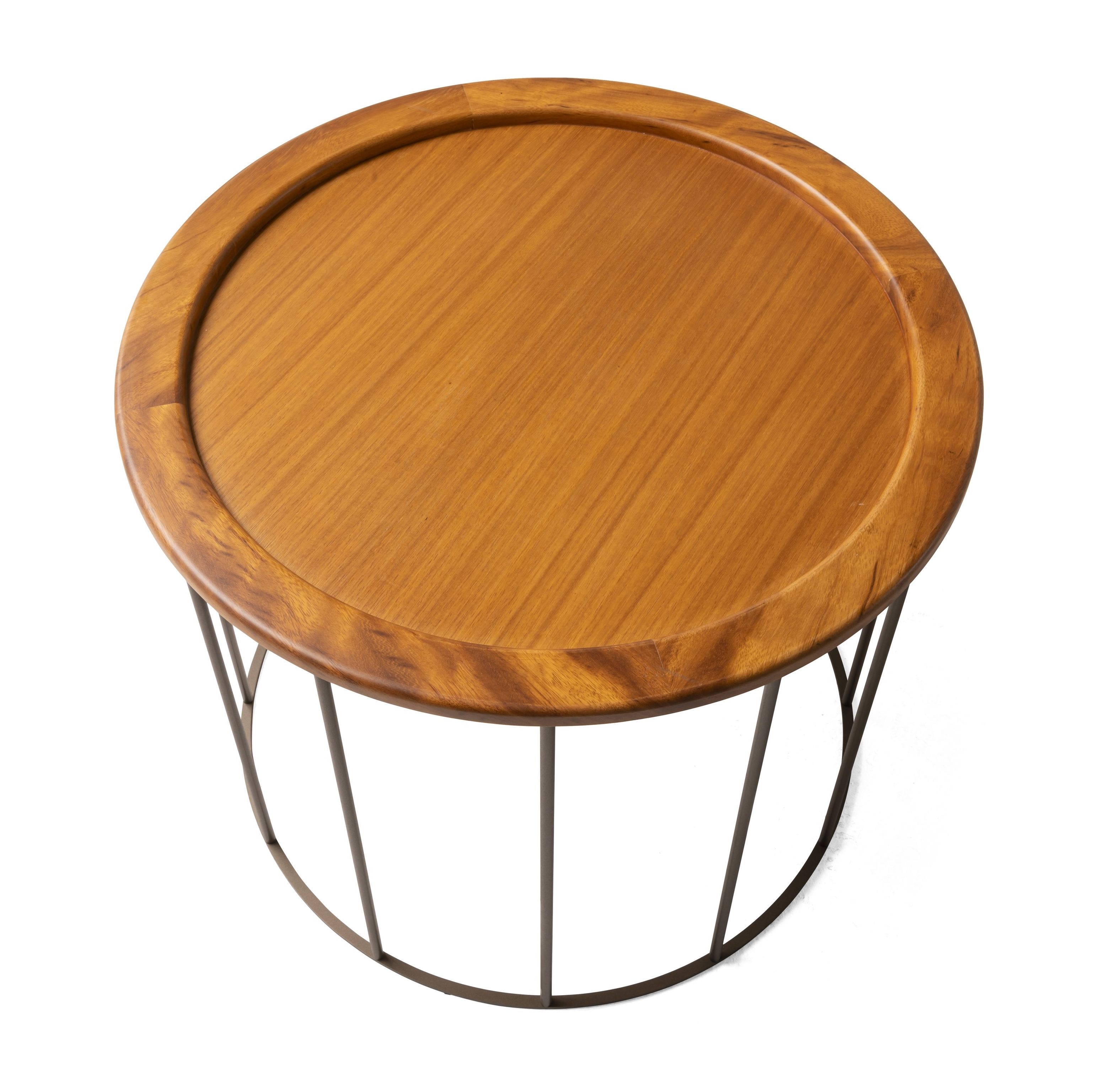 Круглый деревянный журнальный столик ETRO Home Interiors VESSEL ARCH-00012250 - Вид №4