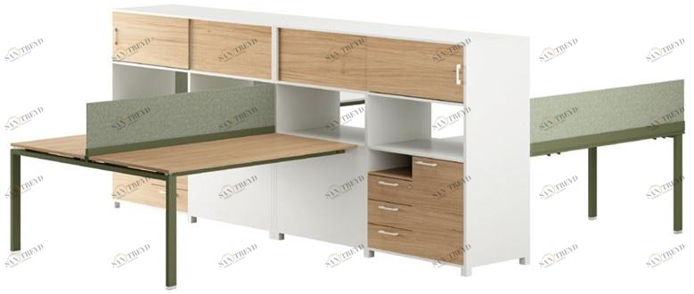 Archiutti Рабочая станция со встроенной полкой Float office sun-id-1362186