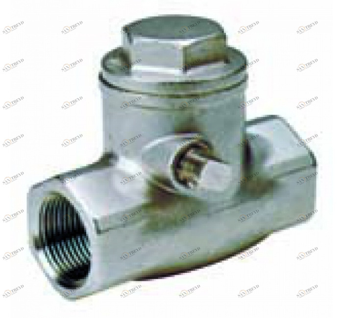 GENEBRE 2430 04 Клапан обратный поворотный PN 16 (2430N - резьба NPT) 