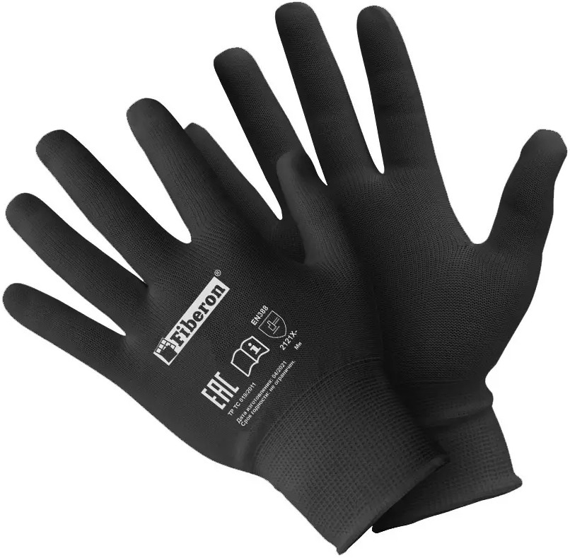 Fiberon - Полиэстеровые перчатки для точных работ, размер 10/XL 89336187