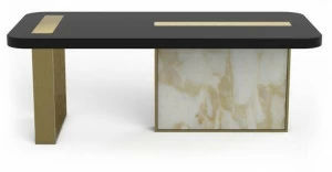 MARIONI Прямоугольный деревянный журнальный столик Tyron 02845