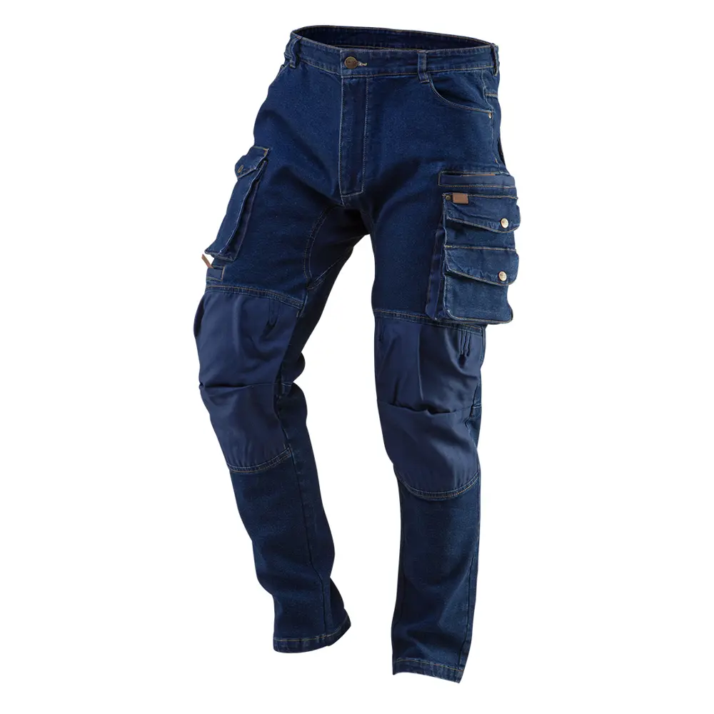 Брюки рабочие с усилением колена Neo Tools Denim синие размер XL рост 184-187 STLM-2104112