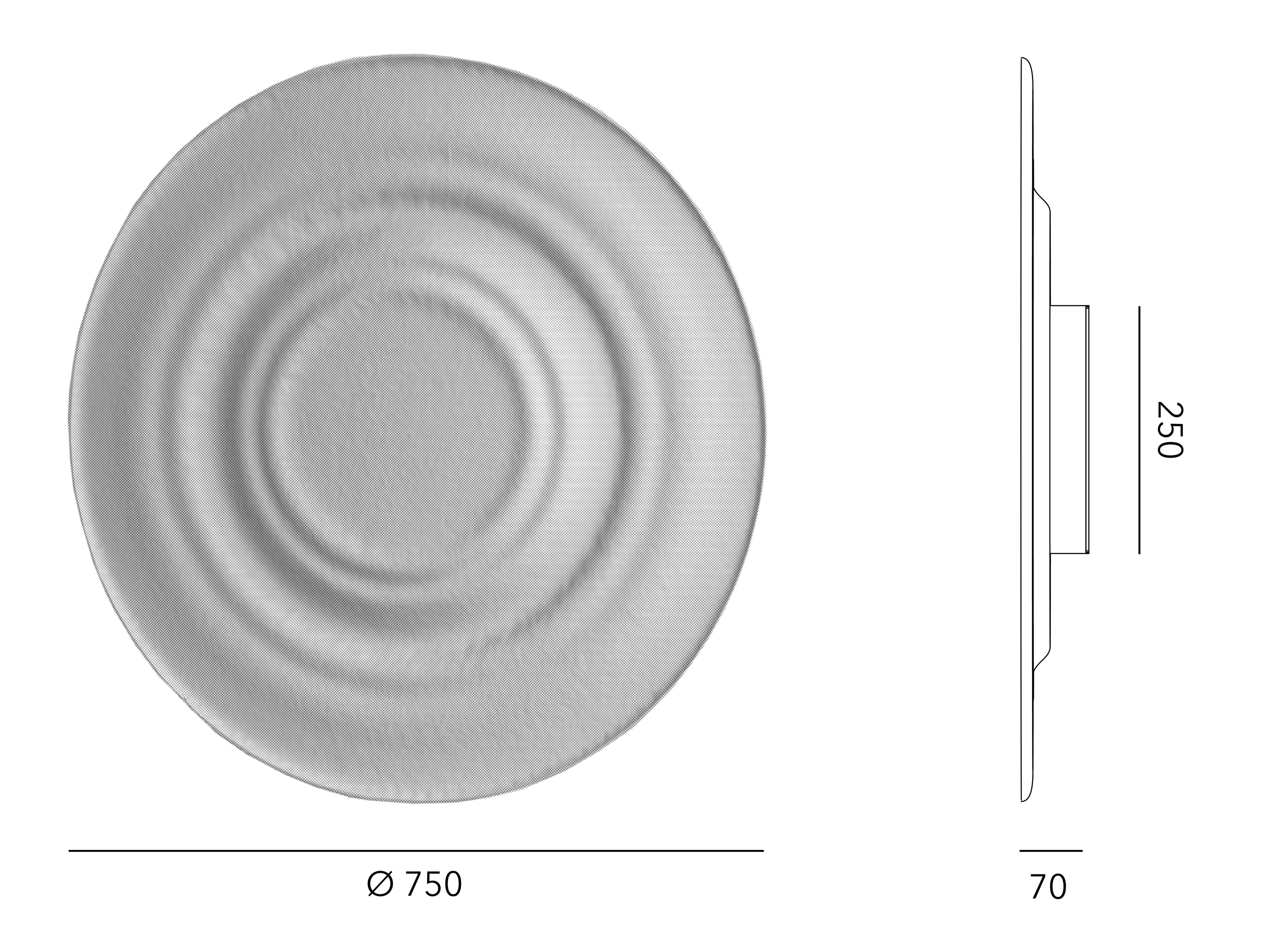 Настенный светильник / потолочный светильник из стекловолокна Hind Rabii Vibration ARCH-00116431 - Вид №9