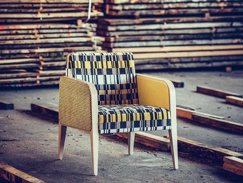 JMS Кресло из ткани с подлокотниками Magna M 738 - Вид №3