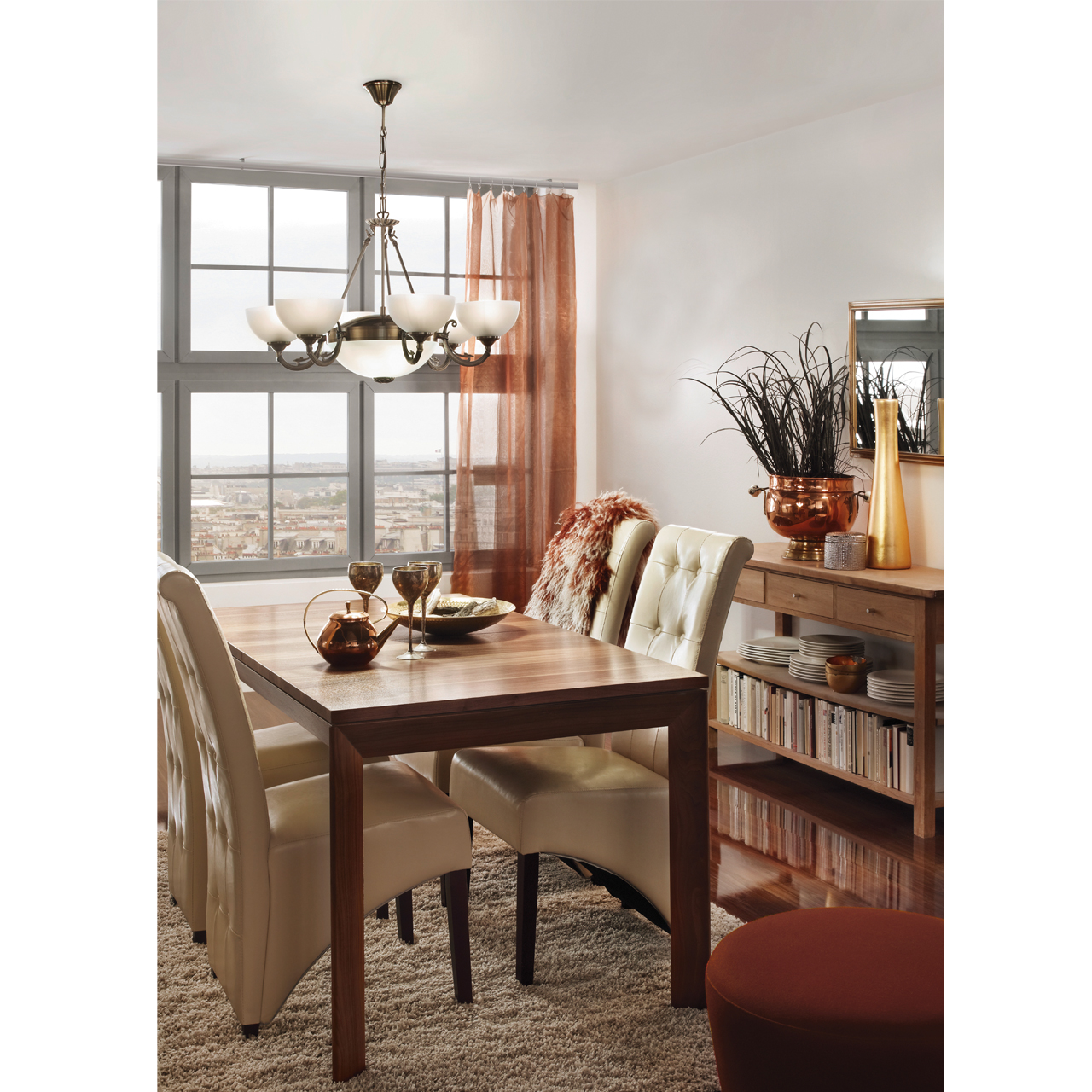 Подвесная люстра Eglo Savoy 82749 EGLO ДИЗАЙНЕРСКИЕ, SAVOY 056102 Белый  - Вид №1