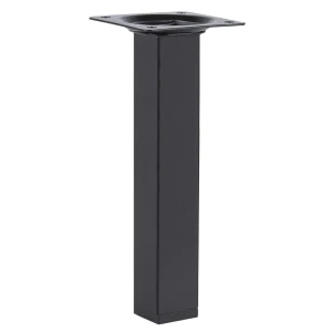 Ножка для мебели квадратная 25x25x200 мм металл черная 89380781 STLM-2163006