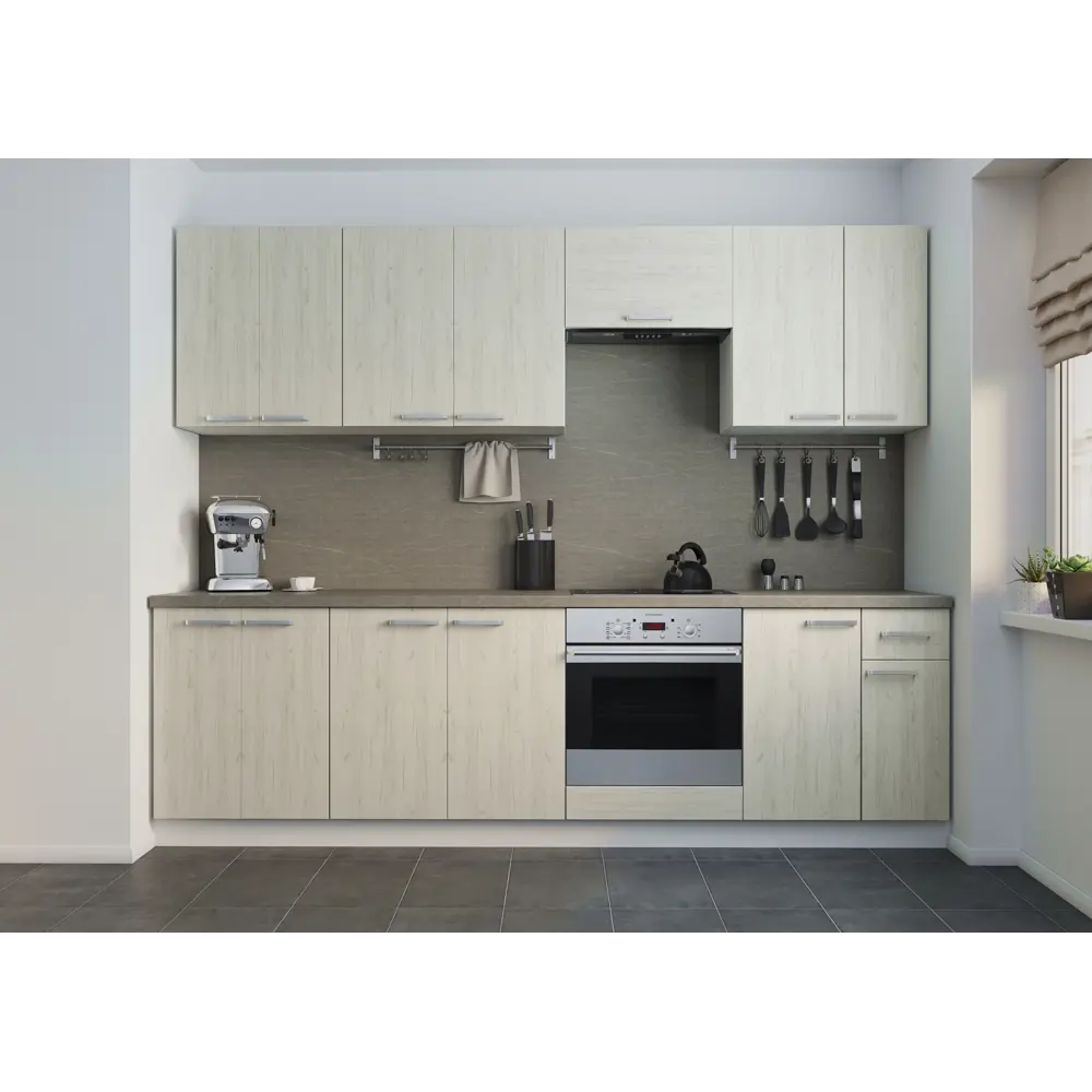 Кухонный шкаф Santreyd Дейма с полкой для современной кухни 87234026 Дейма светлая STLM-0865882 - Вид №9