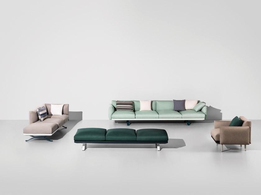 Kettal 4-местный тканевый садовый диван Boma #25060 - Вид №1