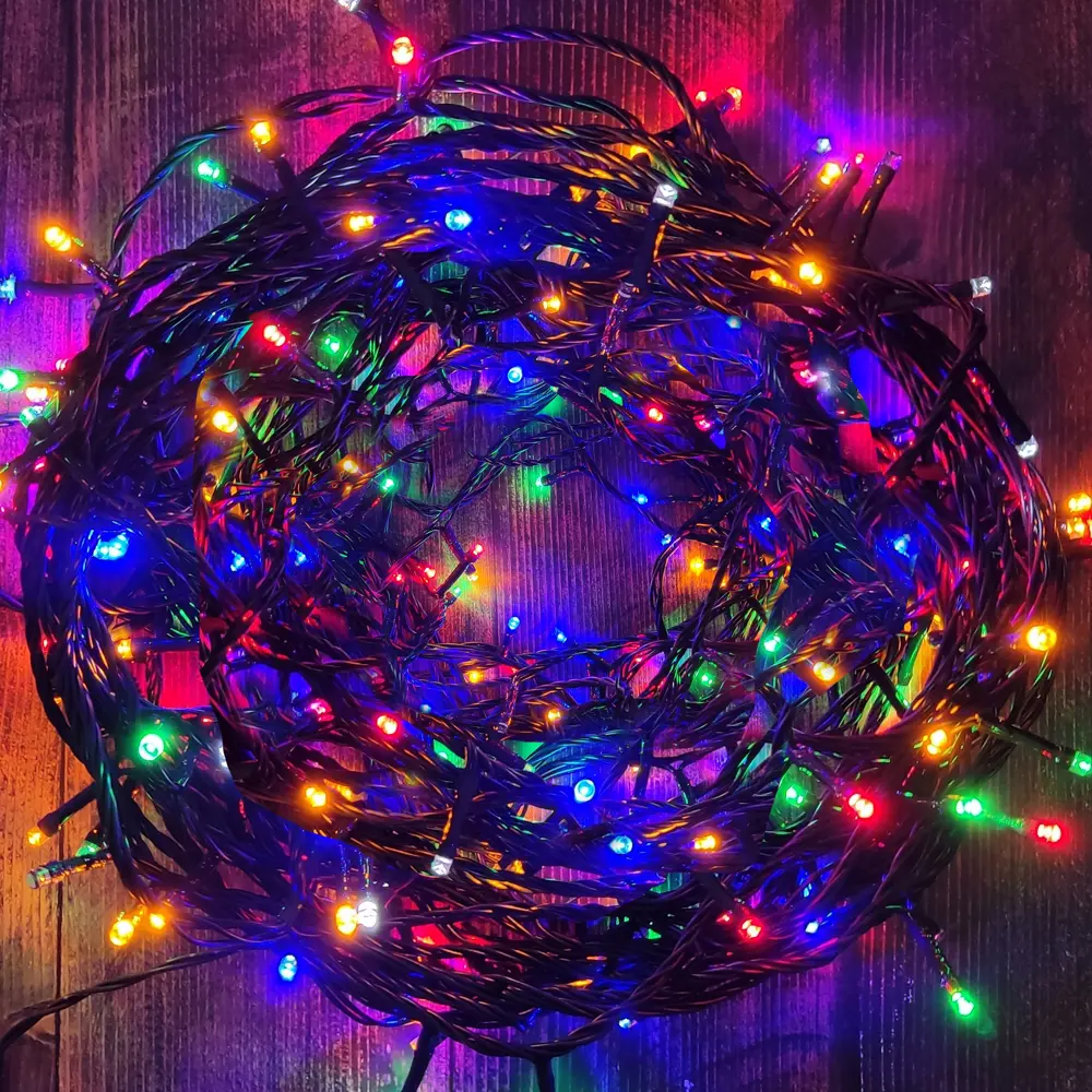 85105064 Электрогирлянда наружная/комнатная нить 100 м 1000 LED разноцветный свет STLM-0058858 Santreyd  - Вид №4