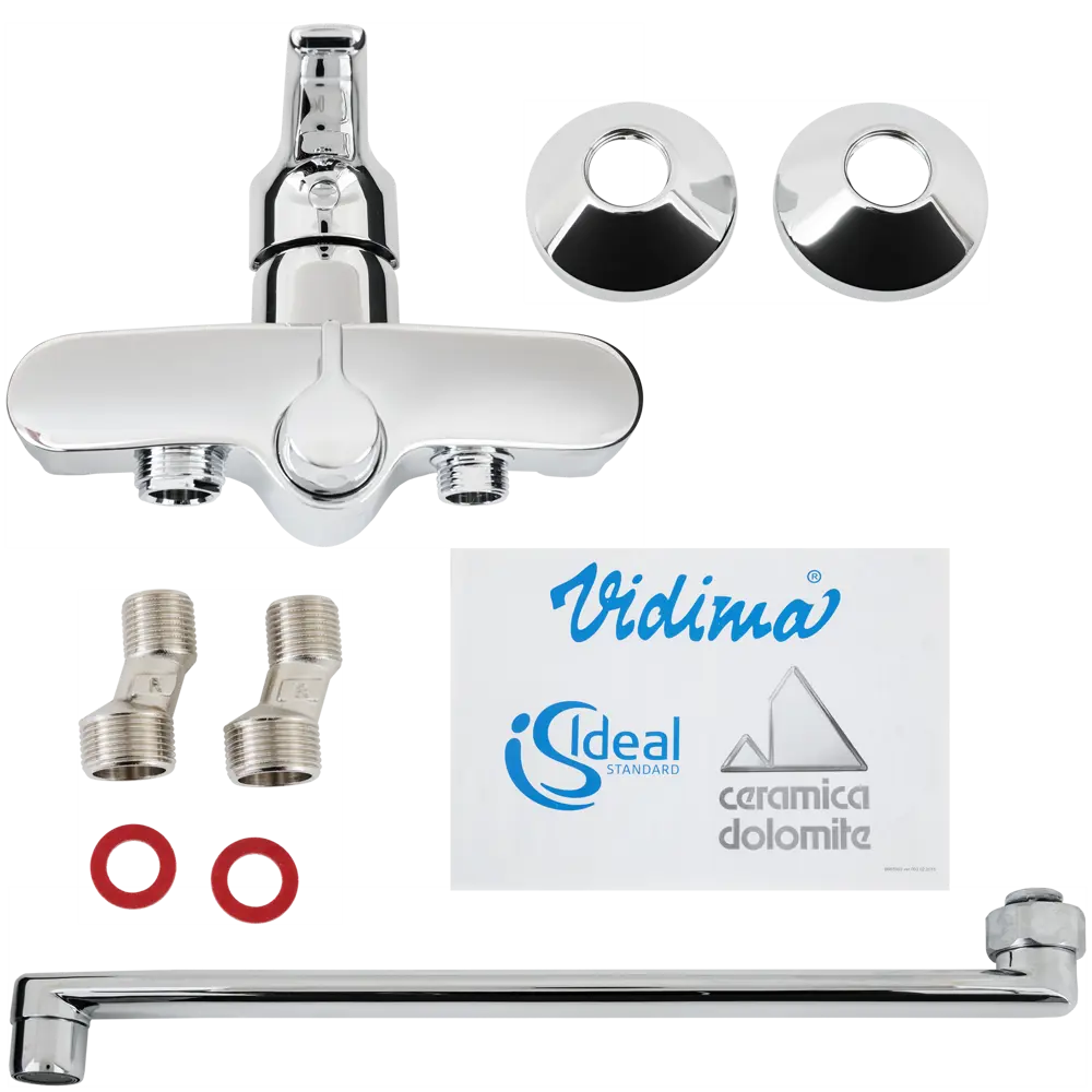 Смеситель для ванны универсальный Ideal Standard Alfa однорычажный цвет хром 82640754 STLM-2160785 - Вид №2
