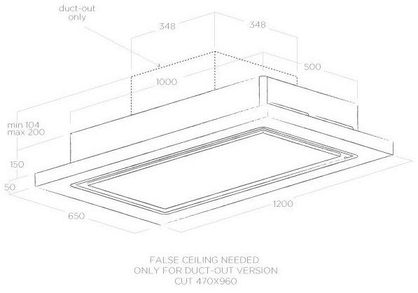 Elica Потолочная вытяжка со встроенным освещением класса а sun-id-1510941 - Вид №10