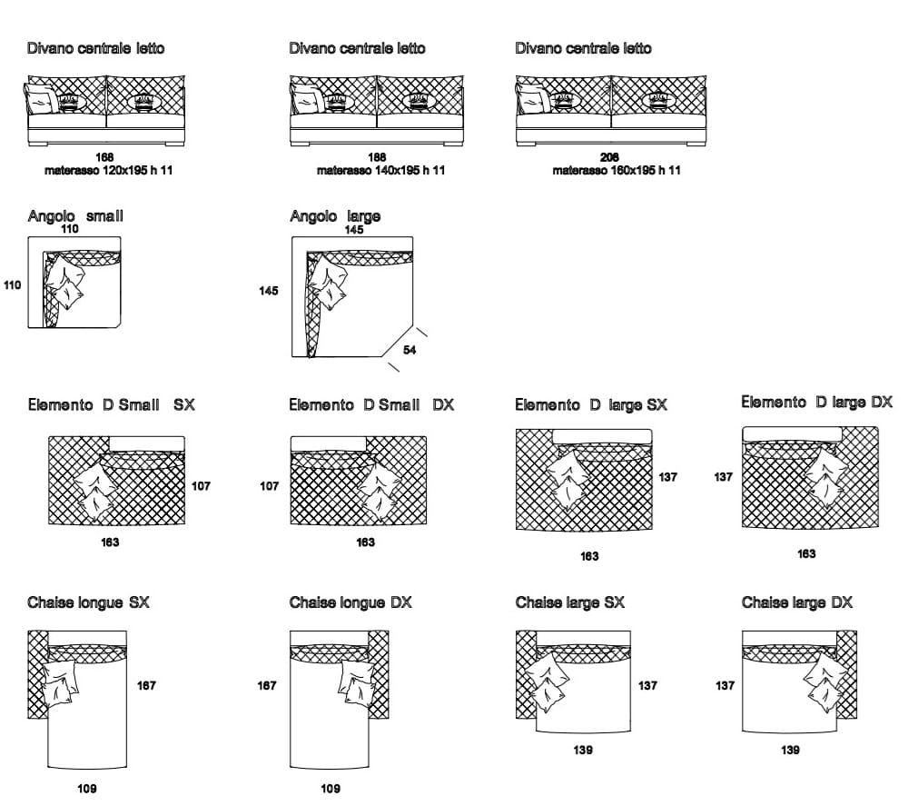 Бархатный угловой диван Former In Italia Parioli ARCH-00042735 - Вид №5