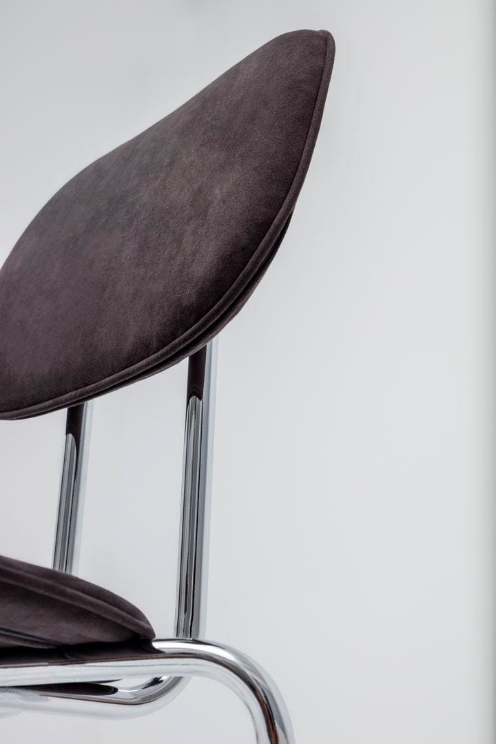 Высокий табурет из ткани с подставкой для ног MDD New School ARCH-00110353 - Вид №10