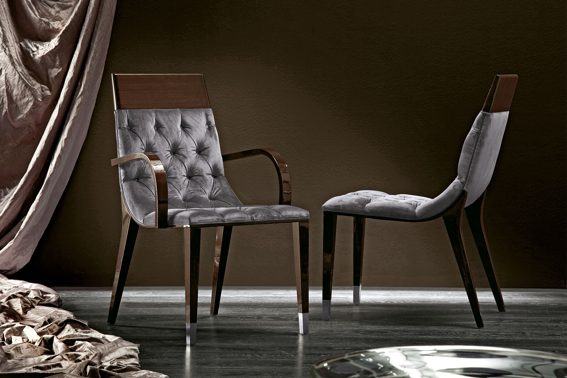 4024 Vogue Стул c гладкой спинокй - giorgio collection  - Вид №1