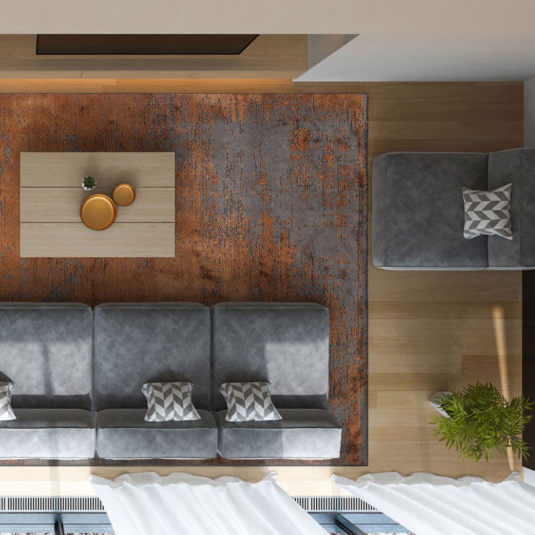 Прямоугольный ковер с рисунком Ademi Exclusive ARCH-00093783 - Вид №3