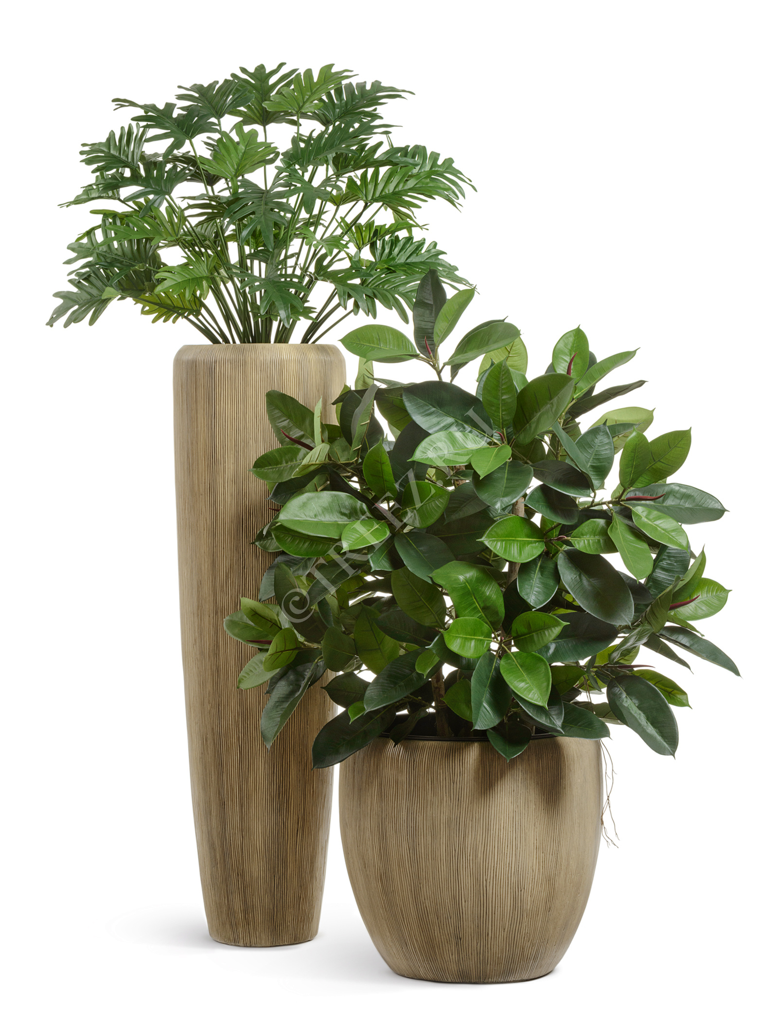 41.3321-06-049-BBW-097 Кашпо  Effectory - серия Wow - Высокий конус Design - Песчаная дюна Цветочная коллекция  - Вид №8