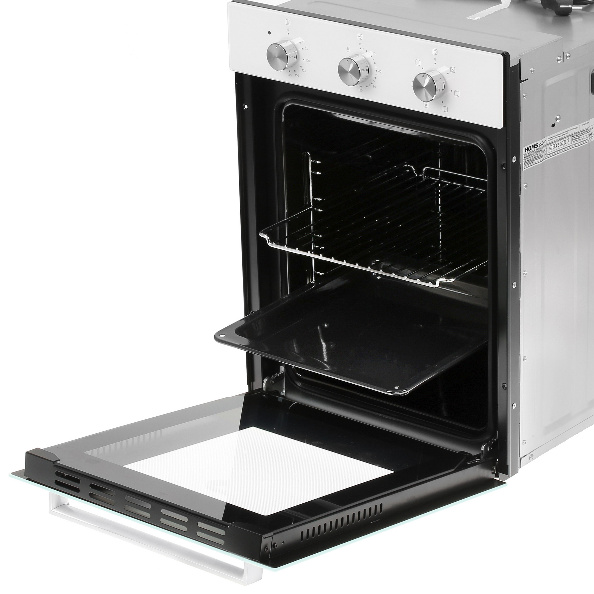 8160926 Электрический духовой шкаф HOMSair OEF451WH белый STDN-0017761 - Вид №5