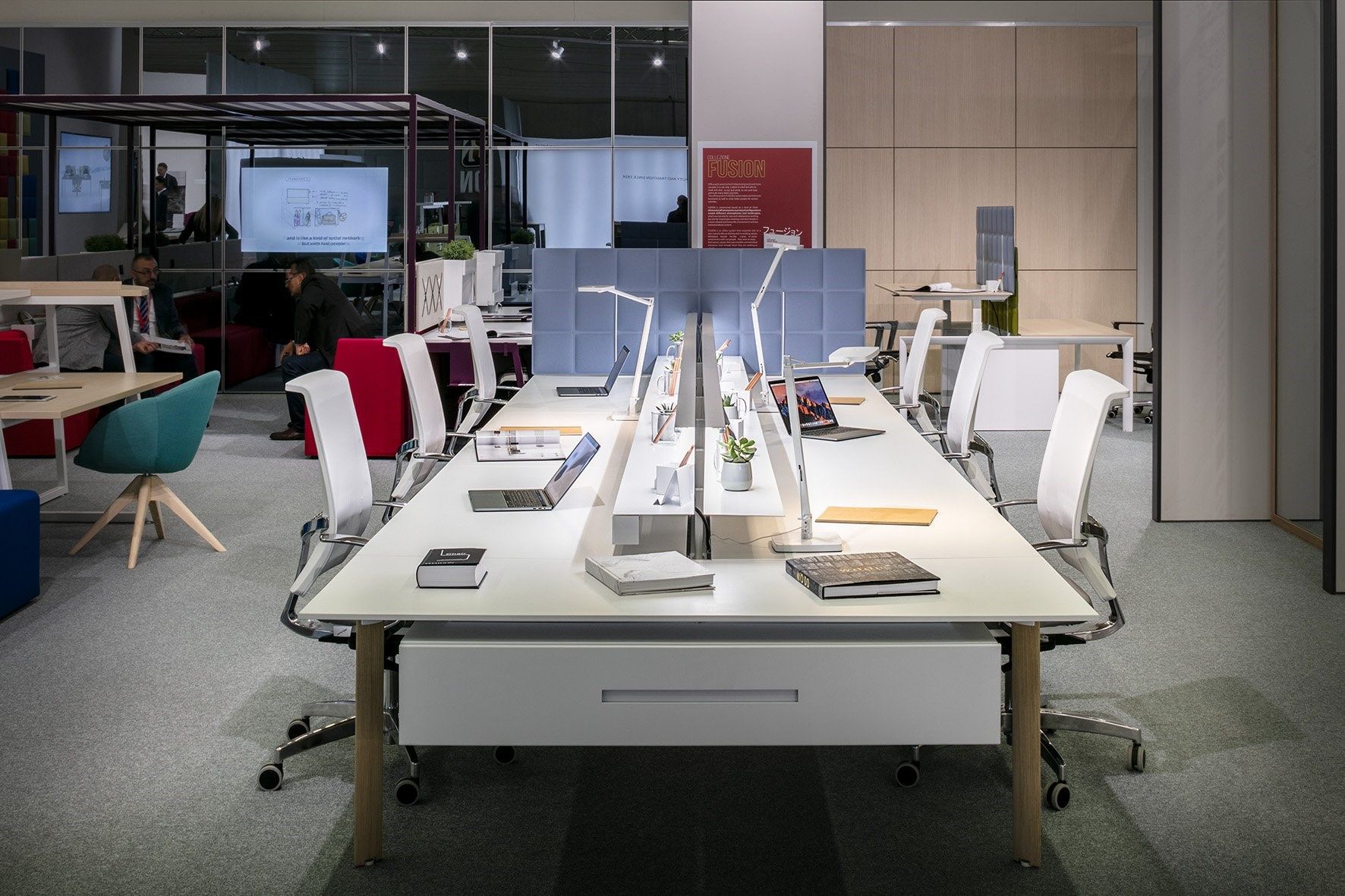 Скамья со звукопоглощающими панелями и Центральной полкой CUF Milano Seventy seven ARCH-00028462 - Вид №2