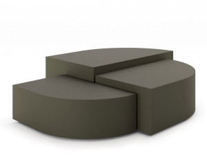 Лакированный журнальный столик