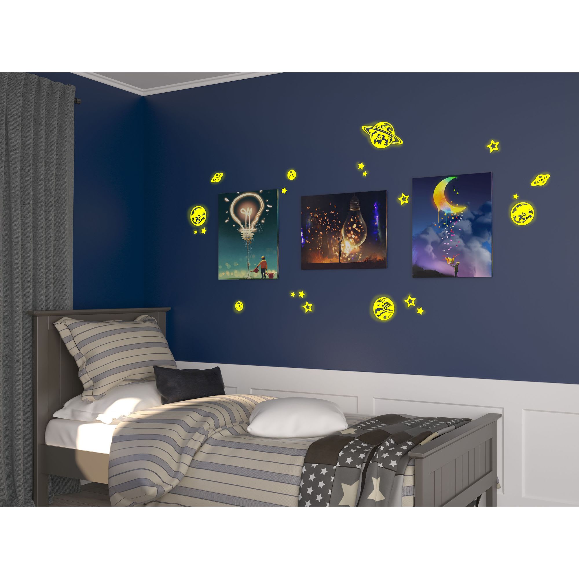 18761570 Наклейка «Светящиеся планеты» Витера Santreyd  - Вид №4