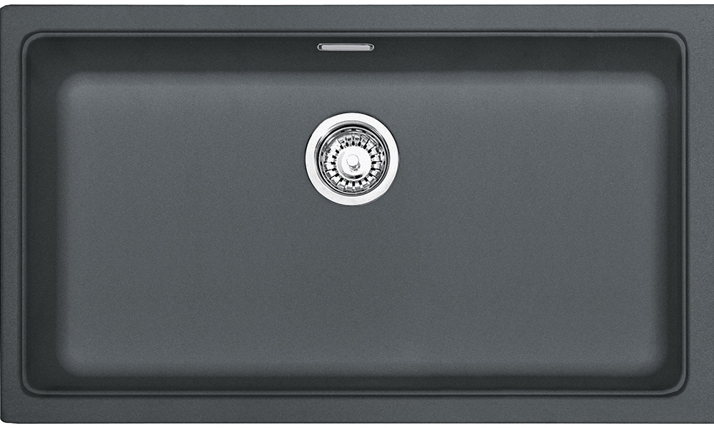 125.0499.008 Better, серия kubus, монтаж под столешницу, fragranite, kbg 110-70 графит, автомат Franke Franke Kubus 