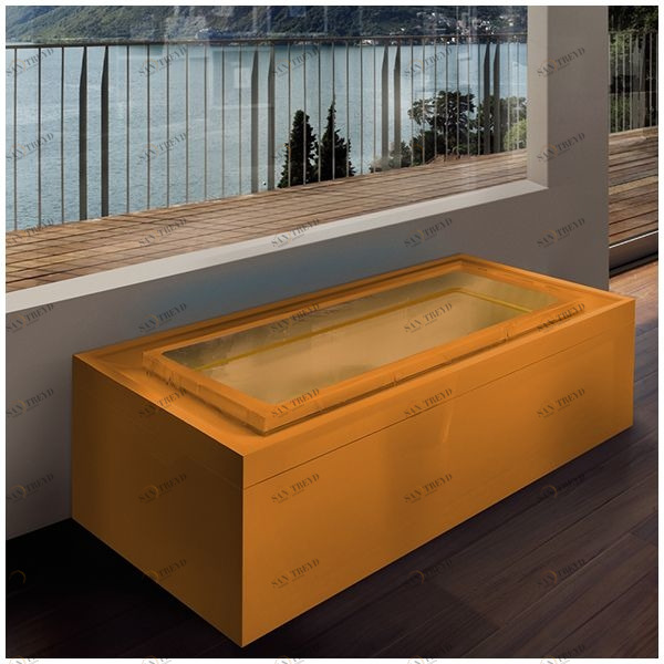 Бассейн Gruppo Treesse Fusion 220 SPA-V8620-O напольный прямоугольный оранжевый Fusion SPA SPAV8620O