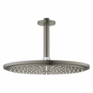Верхний душ GROHE Rainshower с потолочным кронштейном, темный графит матовый (26067AL0)